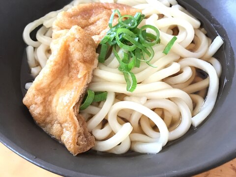 簡単！お手軽なきつねうどんの作り方￼